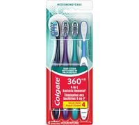 Colgate Adult Toothbrushes Medium Bristles 4 Pack