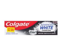 Colgate Advanced White Charcoal Fluoride Toothpaste 75ml (Pack of 6)