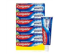 Colgate Advanced White Toothpaste 100ml, Pack of 6, clinically proven whiter teeth in 10 days