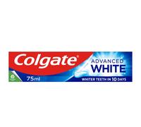Colgate Advanced White Toothpaste 75ml - Teeth whitening Toothpaste - clinically Proven whitening - whitens in 10 Days - with Active Micro-Cleansing