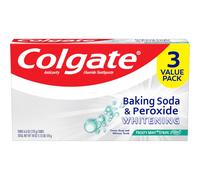 Colgate Baking Soda & Peroxide Whitening Toothpaste, Frosty Mint Stripe Gel, 6 OZ (170 g), 3 Pack
