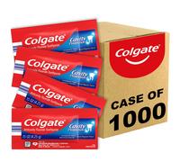 Colgate Cavity Protection Toothpaste with Fluoride Great Regular Flavor Travel Size Toothpaste 0.15 Ounce Sachet 1000 Pack