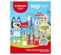Colgate Children's Toothbrush Set, Toothbrush and Toothpaste for Children Including Bluey Manual Toothbrush, Children's Toothpaste and A Toothbrush