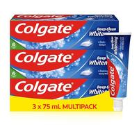 Colgate Deep Clean Whitening with Baking Soda Toothpaste 75ml x 3 | Baking soda and fluoride help fight cavities and reveal a brighter smile