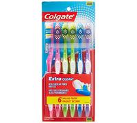 Colgate Extra Clean Full Head, Medium Toothbrush, 6 Count (Pack of 3)