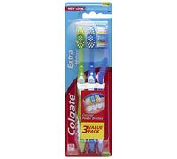 Colgate Extra Clean Full Head Toothbrush, Medium - 3 Count