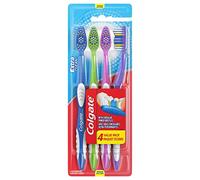 Colgate Extra Clean Full Head Toothbrush, Medium - 4 Count