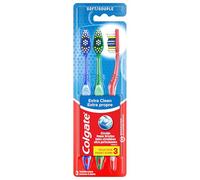 Colgate Extra Clean Full Head Toothbrush, Soft - 3 Count