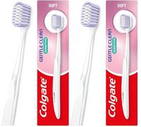 Colgate Gentle Clean Sensitive Toothbrush - Soft Toothbrush - Wide Head Cleans More Surface Area - high Density tufting for a Gentle Clean - Soft Tapered bristles to Clean Between Teeth (Pack of 2)