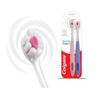 Colgate Gentle UltraFoam Ultra Soft Bristles Manual Toothbrush for adults, 2 Pcs, Soft Bristles for Superior Clean, Assorted