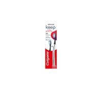 Colgate Keep 360 Max White Toothbrush Starter Pack - Replaceable Head Toothbrush - Reusable Metal Handle - 2X 360 Max White Toothbrush Replacement