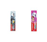 Colgate Kids Batman Extra Soft Battery Toothbrush, 3+ Years & Colgate Barbie Kids Battery Powered Toothbrush, Assorted Colors