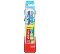 Colgate Kids Bluey Toothbrush 2-5 Years, Children’S Toothbrush X2, Small Brush Head for Easy Access, Extra Soft Bristles for Gentle Cleaning, Rounded Handle for Comfortable Grip
