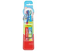 Colgate Kids Bluey Toothbrush 3-5 Years, 2 Pack | Extra Soft Bristles, Small Brush Head, Perfect for Kids & Toddlers Oral Health