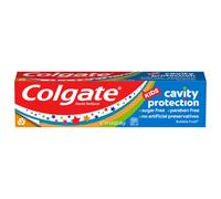 Colgate Kids Cavity Protection Toothpaste with Fluoride, Helps Fight Cavities, Safe for Ages 2+, Mild Bubble Fruit Flavor, Sugar Free, 4.6 Oz Tube