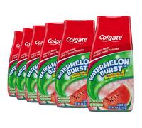 Colgate Kids Toothpaste with Anticavity Fluoride, Cavity and Enamel Protection for Ages 5+, Watermelon Burst - 4.6 ounces (6 Pack)