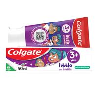 Colgate Little Kids' Smiles 3+ Years Toothpaste 50ml | With Maximum Cavity Protection, Sugar Acid Neutraliser and a 4x Stronger* Enamel Formula