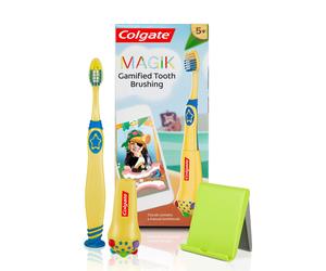 Colgate Magik Smart Toothbrush for Kids, Kids Toothbrush Timer with Fun Brushing Games