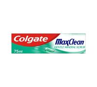 Colgate Max Clean Gentle Mineral Scrub Toothpaste 75ml | SmartFoam technology penetrates between teeth and around gums | contains mineral scrubbers | long lasting cooling
