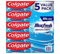 Colgate Max Fresh Breath Whitening Strips - Fresh Mint (Pack of 5)