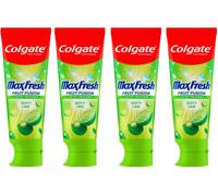 Colgate Max Fresh Fruit Fusion Zesty Lime Toothpaste 75ml / 2.55oz (Pack Of 4)