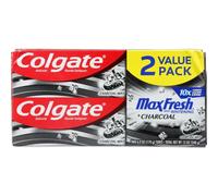 Colgate Max Fresh Toothpaste + Charcoal Charcoal Mint (6 Ounce Pack of 2)