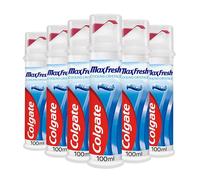 Colgate Max Fresh Toothpaste with Cooling Crystals, 100ml (Pack of 6) | Fresh Breath Toothpaste with UltraFreeze Technology, 10x Longer-Lasting* Cooling Sensation