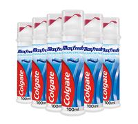 Colgate Max Fresh Toothpaste with Cooling Crystals 6 x 100ml - Fresh Breath Toothpaste - Fresh FX Technology for 10X Longer Lastin