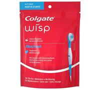 Colgate Max Fresh Wisp Disposable Toothbrushes, Peppermint, 24 Count