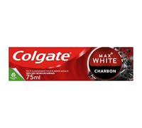 COLGATE - Max White Active Charcoal - Whitening Toothpaste - Removes Plaque and Surface Stains - 75 ml