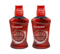 Colgate Max White Expert Whitening Mouthwash 500ml - 2 Pack