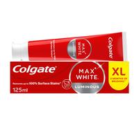 Colgate Max White Luminous Teeth Whitening Toothpaste 125ml, Removes