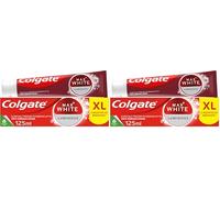 Colgate Max White Luminous Toothpaste 125ml, Teeth Whitening Toothpaste with Clinically Proven Formula that Removes Up to 100% of Surface Stains (Pack of 2)