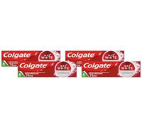 Colgate Max White Luminous Toothpaste 75ml, Teeth Whitening Toothpaste with Clinically Proven Formula That Removes Up to 100% of Surface Stains (Pack of 4)