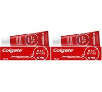 Colgate Max White One Toothpaste 75ml - Teeth whitening Toothpaste - clinically Proven Formula - removes up to 100% of Surface Stains - Contains whitening accelerators - 1 Shade Whiter in 1 Week