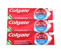 Colgate Max White One Toothpaste Optic 3-Pack (3 x 75g) for Visibly Whiter Teeth