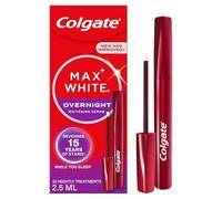 Colgate Max White Overnight Teeth Whitening Serum - home teeth whitening pen - reverses 15 years of stains* while you sleep - new and improved applicator - enamel-safe - easy to use