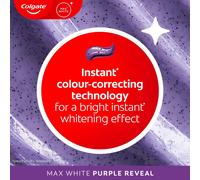 Colgate Max White Purple Reveal Teeth Whitening Toothpaste 125ml,