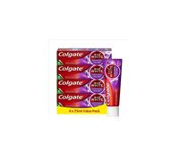 Colgate Max White Purple Reveal Teeth Whitening Toothpaste 4x75ml | Purple Toothpaste with Optic-Colour Correcting Technology | Colour Corrects Yellow