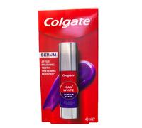 Colgate Max White Purple Serum 40ml, Purple Teeth Whitening, Instantly Whitens, Dual-Action Formula for Immediate Colour Correction & Lasting Whitening Results, with Micro Polishing Minerals