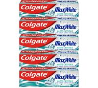 Colgate Max White Toothpaste With Whitening Crystals 100ml / 3.40oz (Pack Of 5)