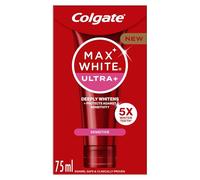 Colgate Max White Ultr Sensitive Toothpaste 75ml, Whitens Deep Stains for 5X Whiter Teeth, ActiveShine Technology Smoothes Enamel Surface to Reflect Light, Protects Against Sensitivity