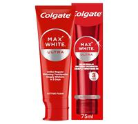 Max White Ultra Active Foam Teeth Whitening Toothpaste 75ml, whiter teeth in 3 days*, enamel safe for daily use, removes deep stains*, fluoride