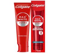 Colgate Max White Ultra Freshness Pearls Whitening Toothpaste 75ml - Deeply whitens in just 3 days - Removes deep-set stains - Warming sensation and rich foam - Enamel safe for daily use