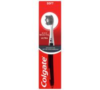 Colgate Max White Ultra Manual Toothbrush - Teeth whitening Toothbrush - Charcoal Infused bristles - Designed for Better Stain Removal* - Polishes Aw