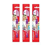 Colgate Mermaid Toothbrush with Suction Cup for Children 5+ Years Old, Extra Soft (Colors Vary) - Pack of 6