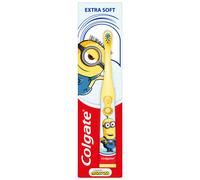Colgate Minions Kids Toothbrush, Battery-Powered Toothbrush for Kids with Extra