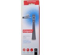 Colgate ProClinical 360 Deep Clean Refill Brush Heads, Black, Pack of 4