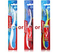 Colgate Portable Folding Soft Toothbrush 3 Pack , Assorted colours