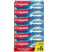 Colgate Sensation White Toothpaste 6 x 75ml Whitening Toothpaste for Teeth Clinically Tested Whitening in 10 Days White Teeth with Active Micro Crystals